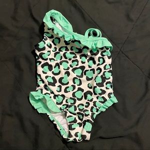 Baby Girl’s Leopard Print Bathing Suit